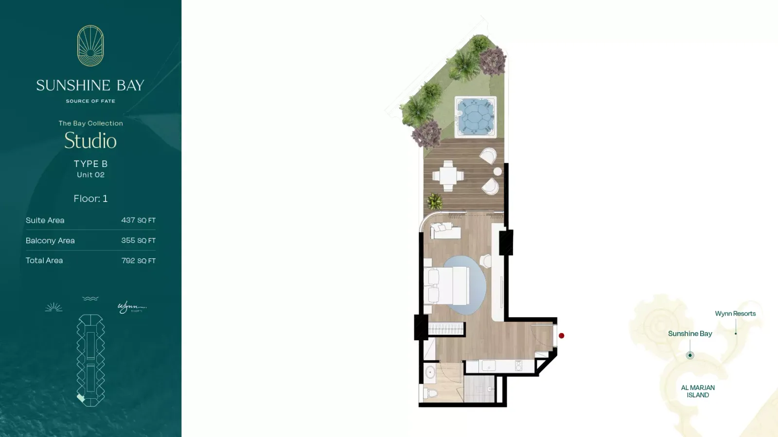 Floor plan for Type B