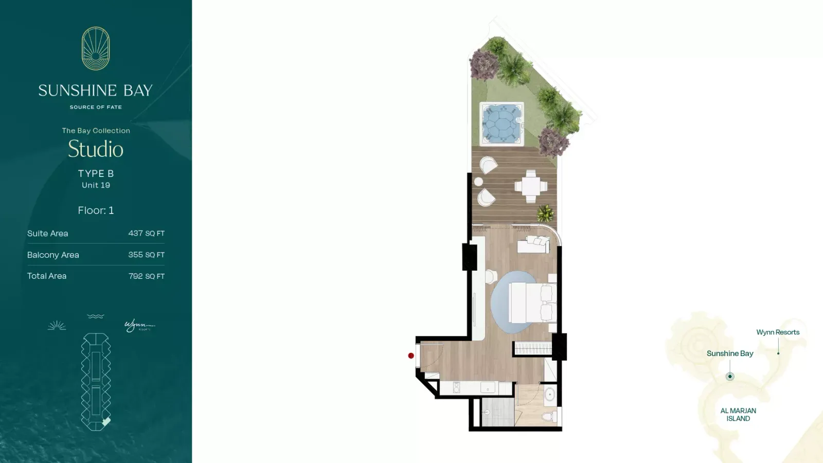 Floor plan for Type B2