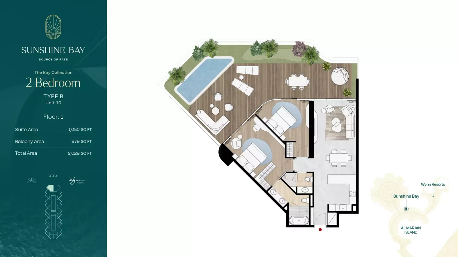 Floor plan for Type B2