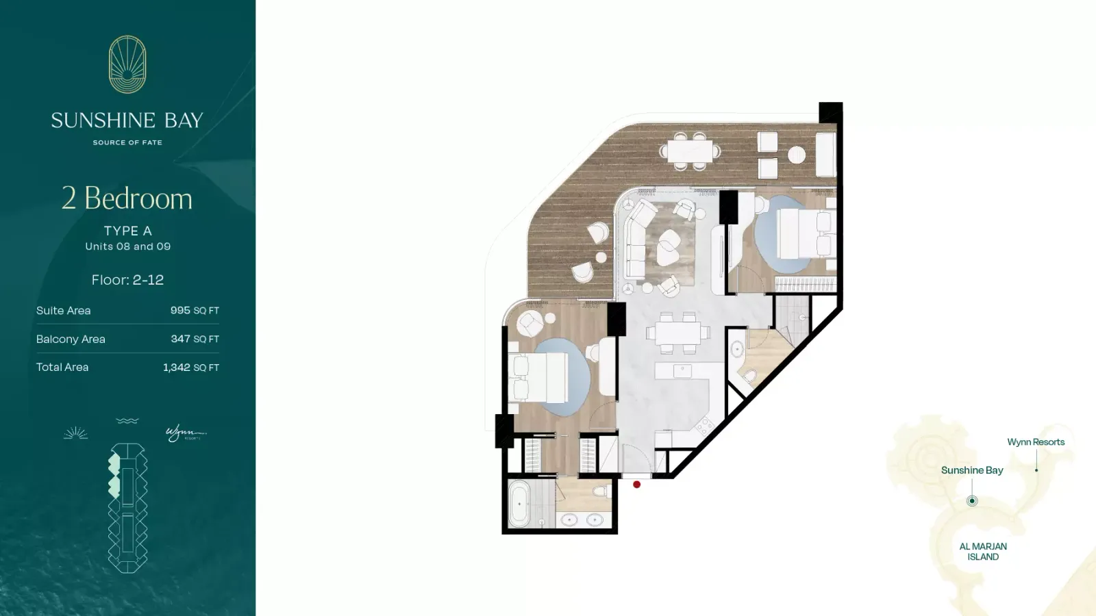 Floor plan for Type A2