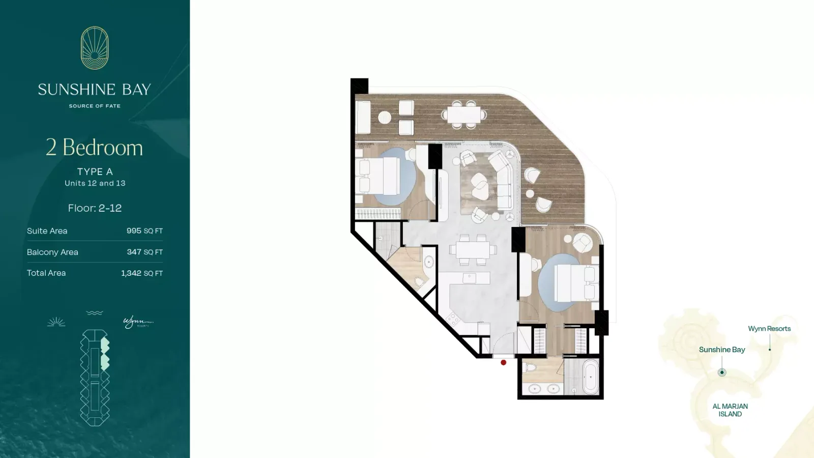 Floor plan for Type A1