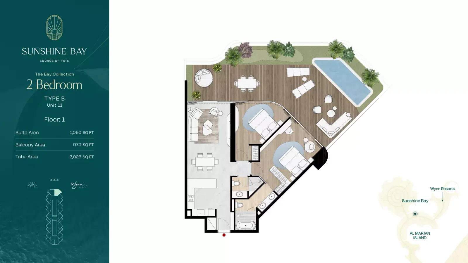 Floor plan for Type B3
