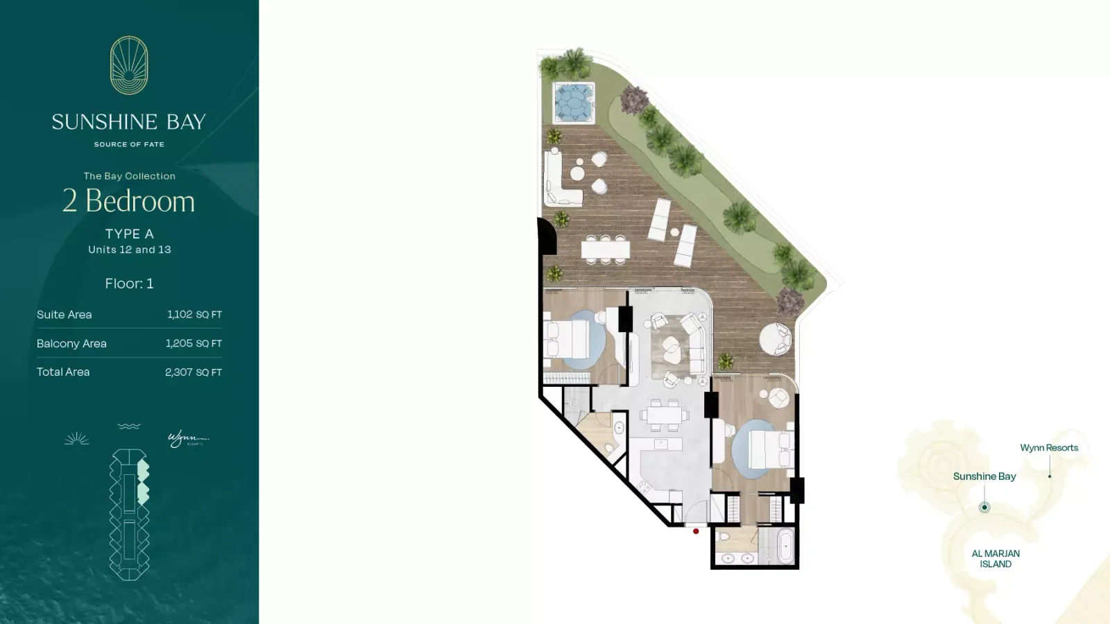 Floor plan for Type A3