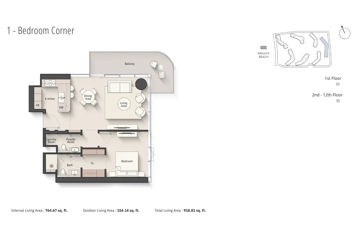 Floor plan for Type B