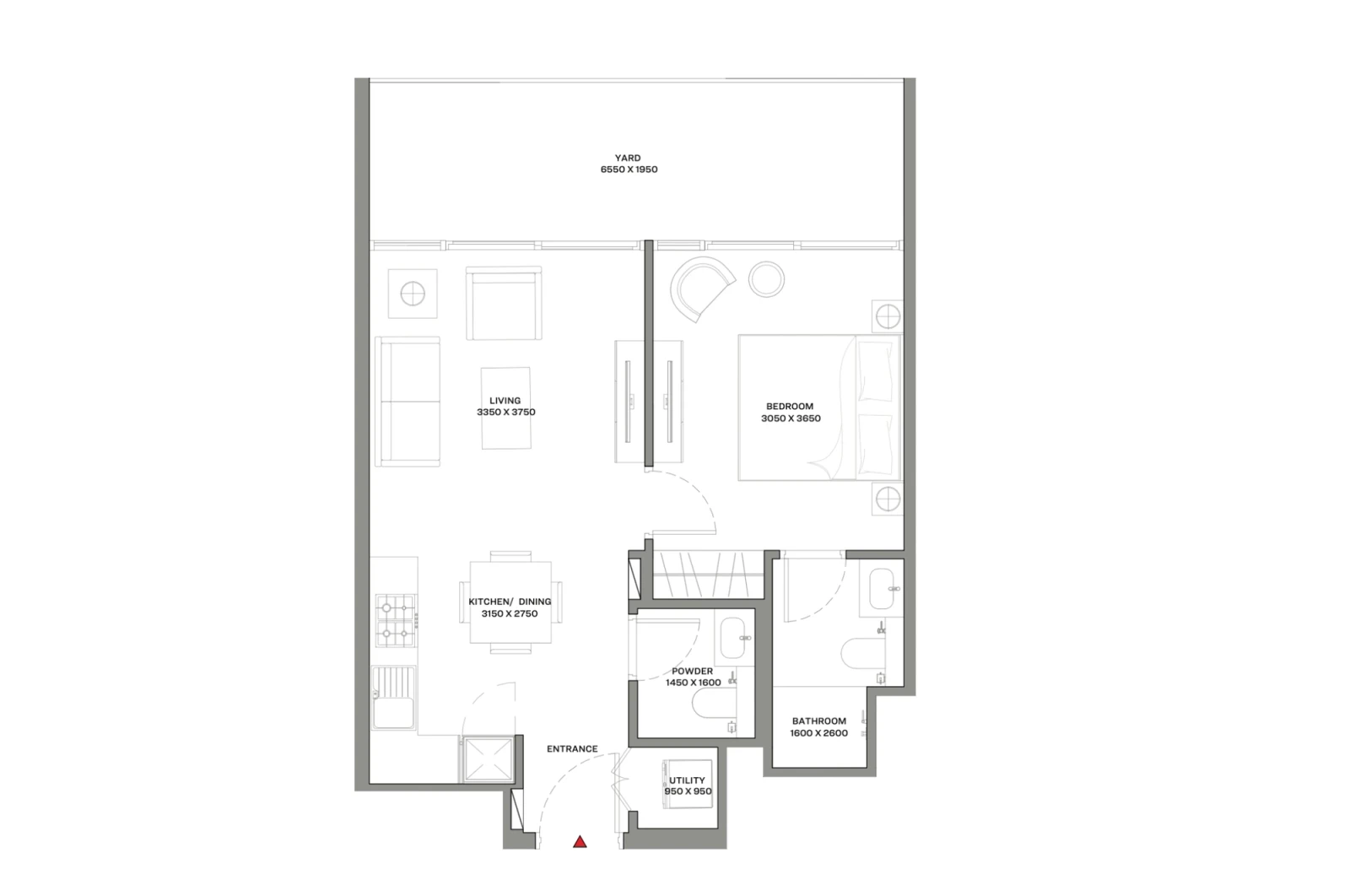 Floor plan for Type B