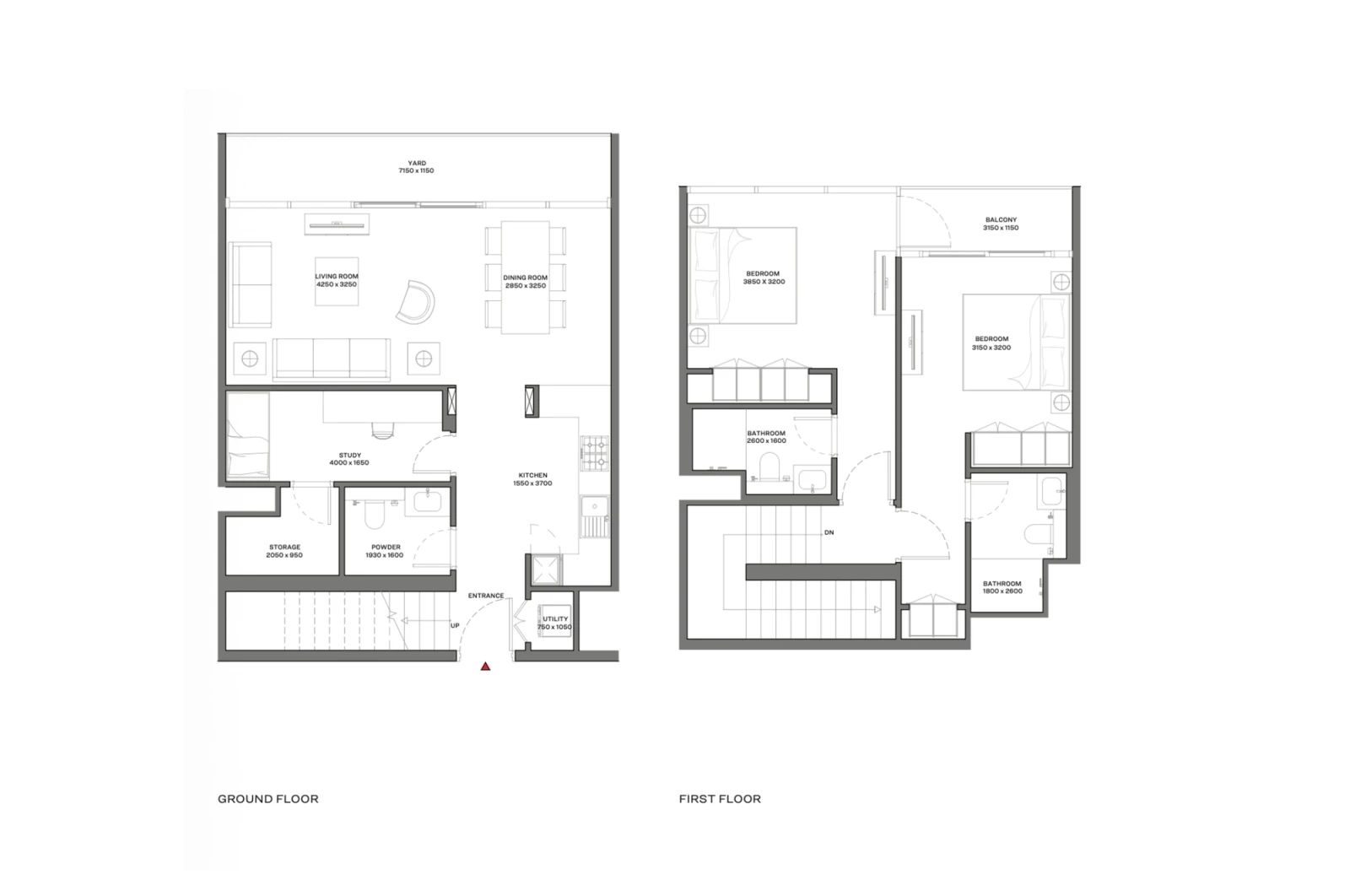Floor plan for Type L