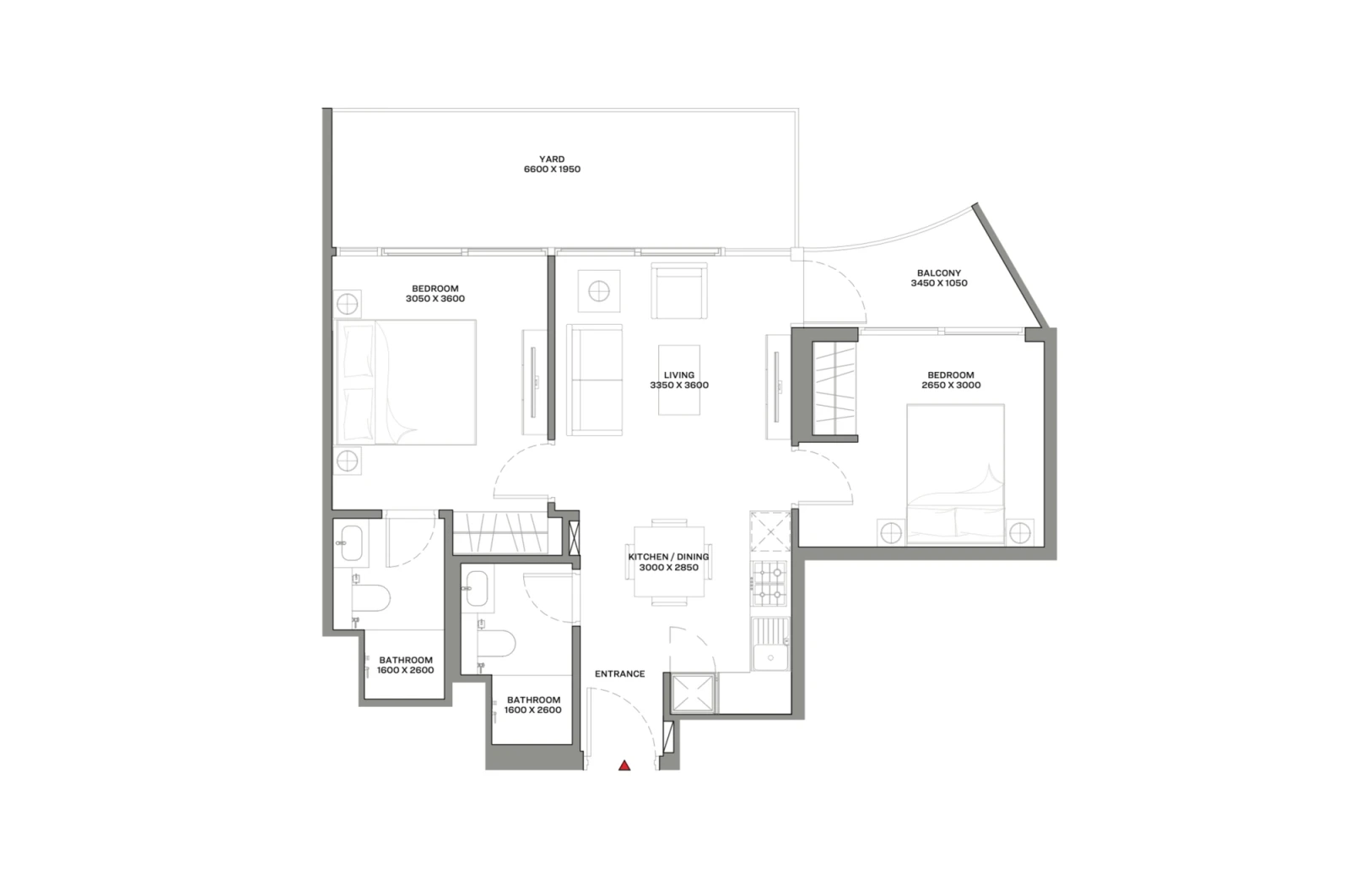 Floor plan for Type D
