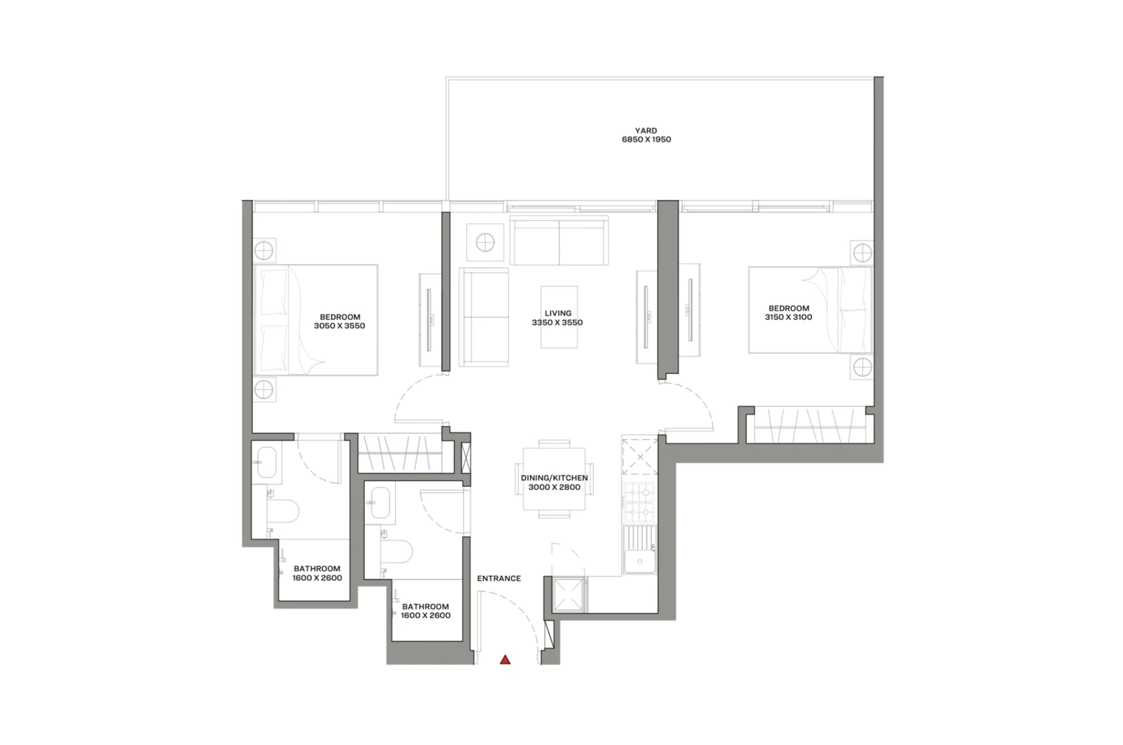 Floor plan for Type C