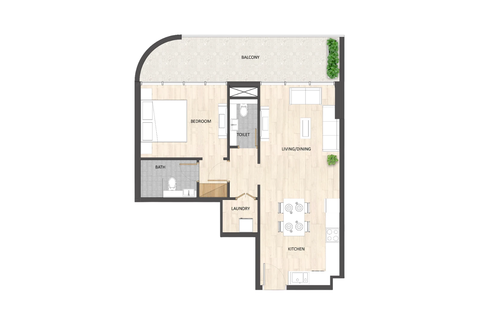 Floor plan for Type C