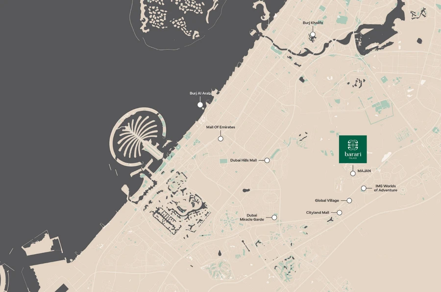 Barari Palace master plan
