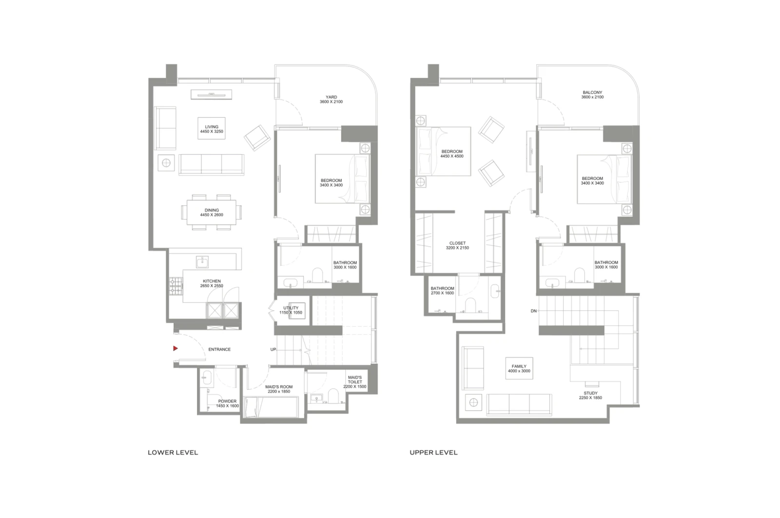 Floor plan for Type C