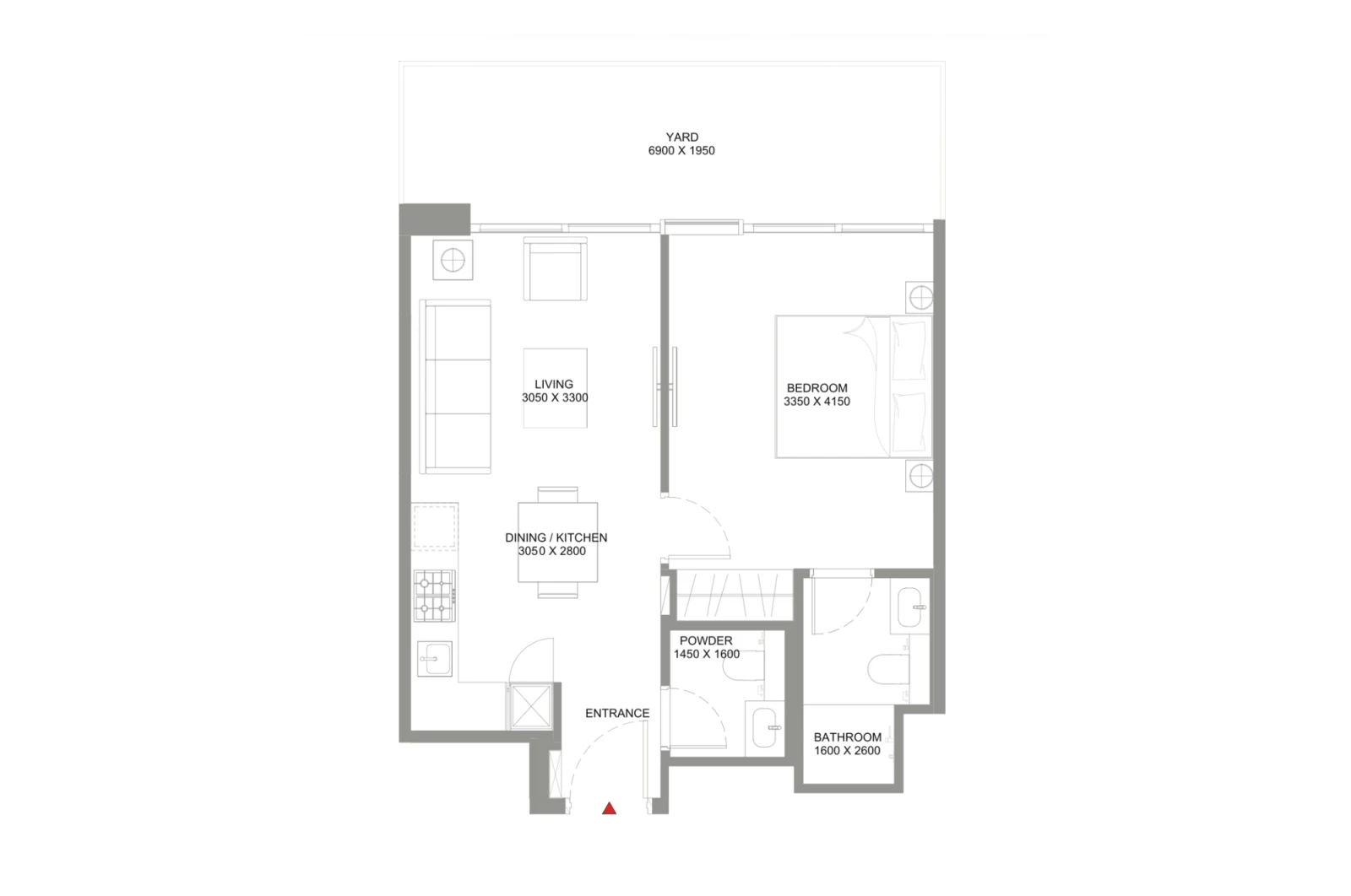 Floor plan for Type D