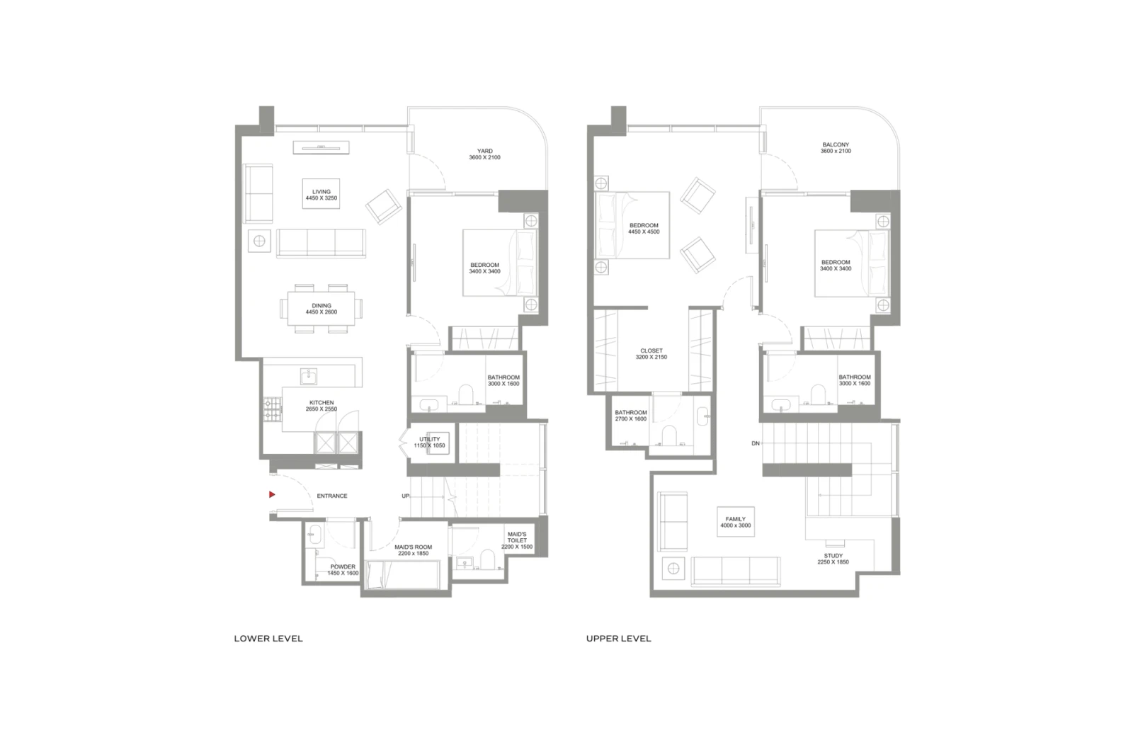 Floor plan for Type D