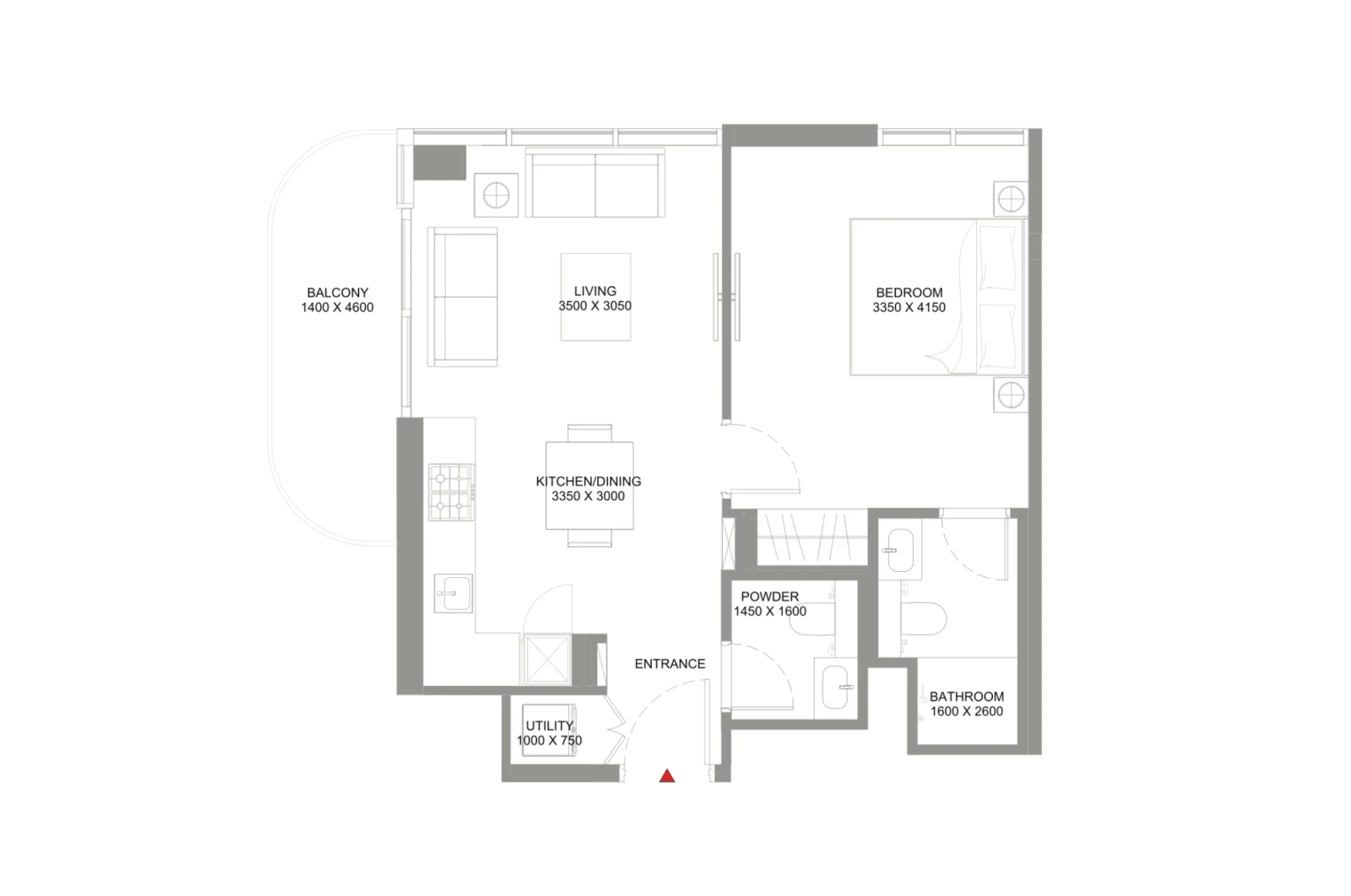 Floor plan for Type C