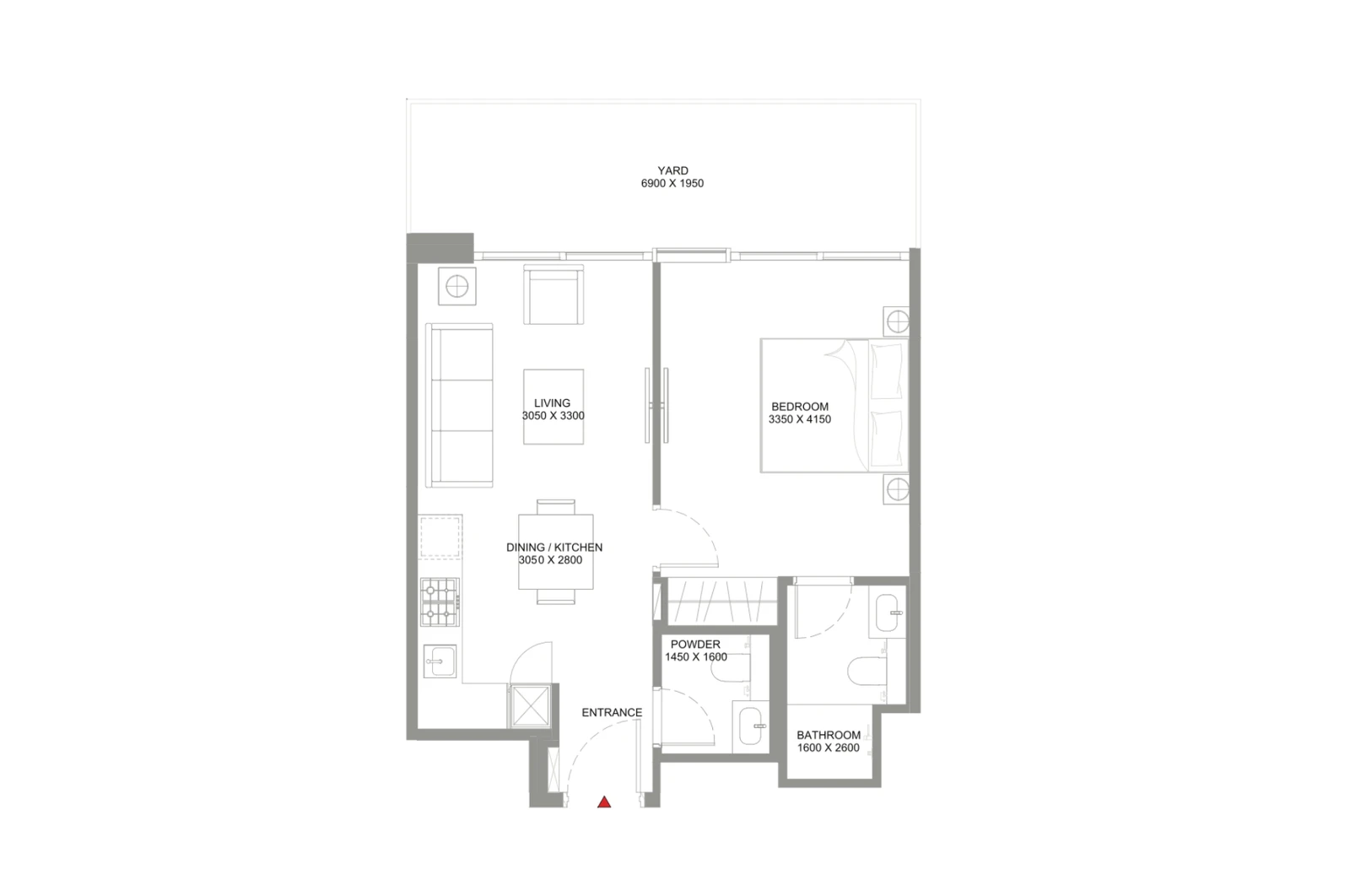 Floor plan for Type D