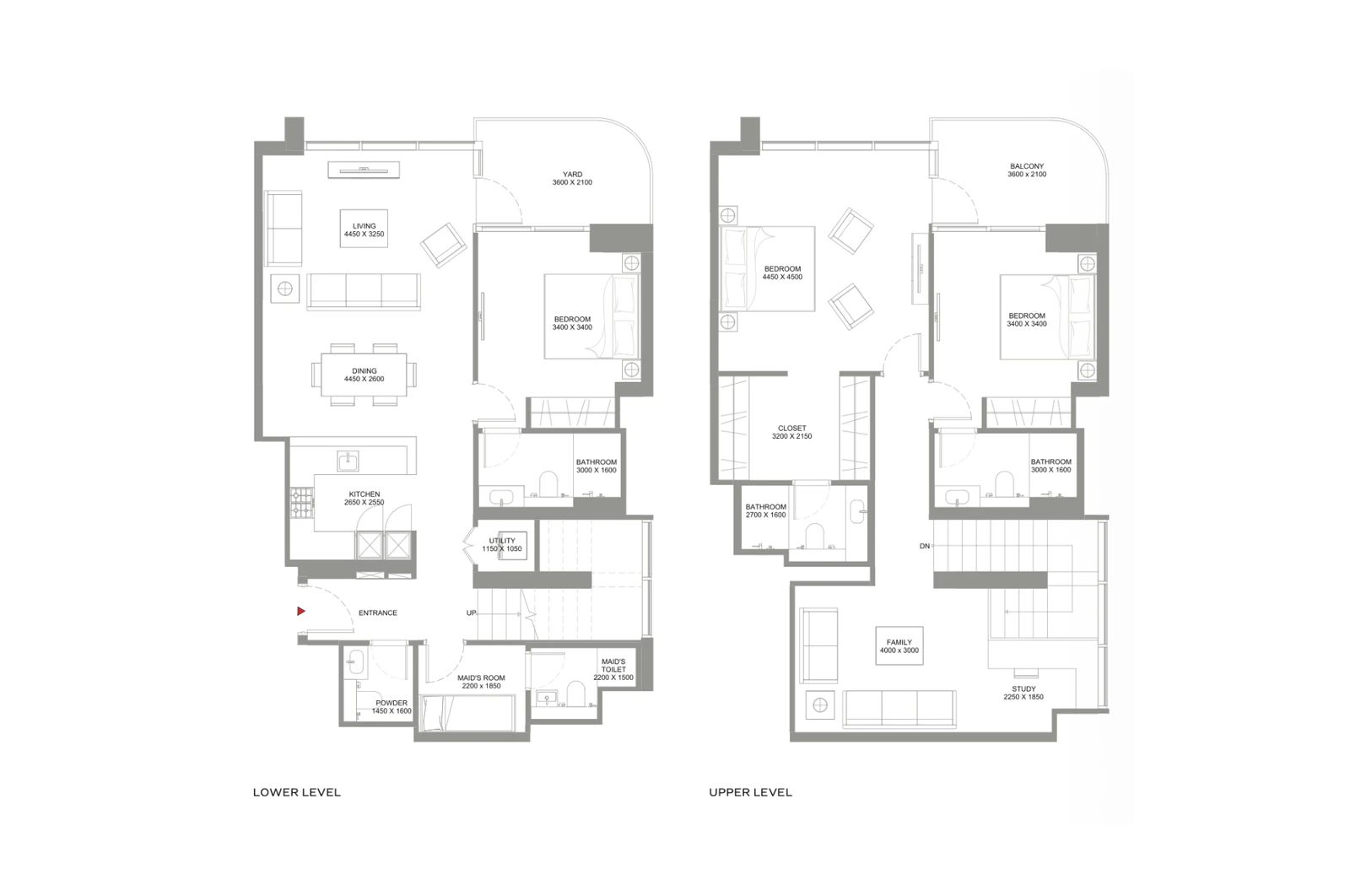 Floor plan for Type B