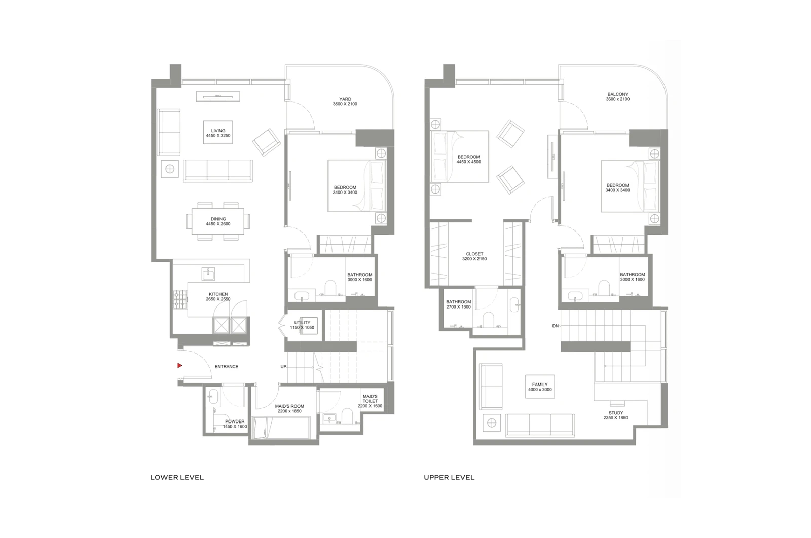 Floor plan for Type D