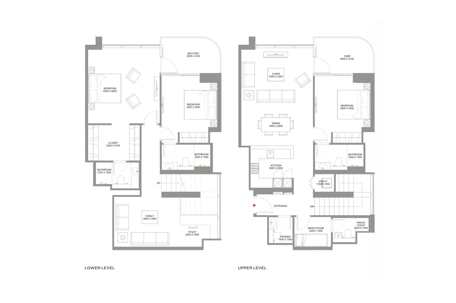 Floor plan for Type C