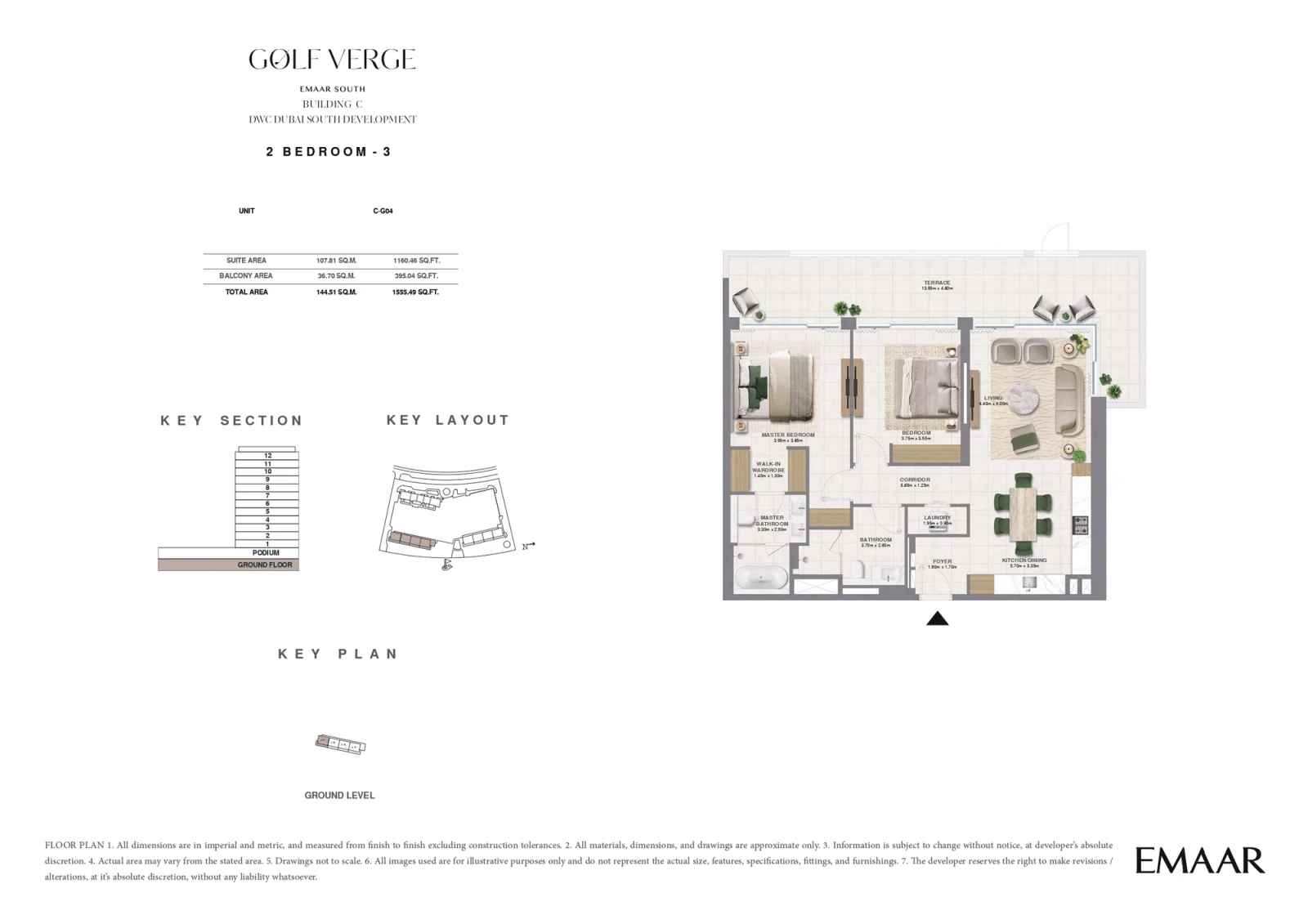 Floor plan for Type 3