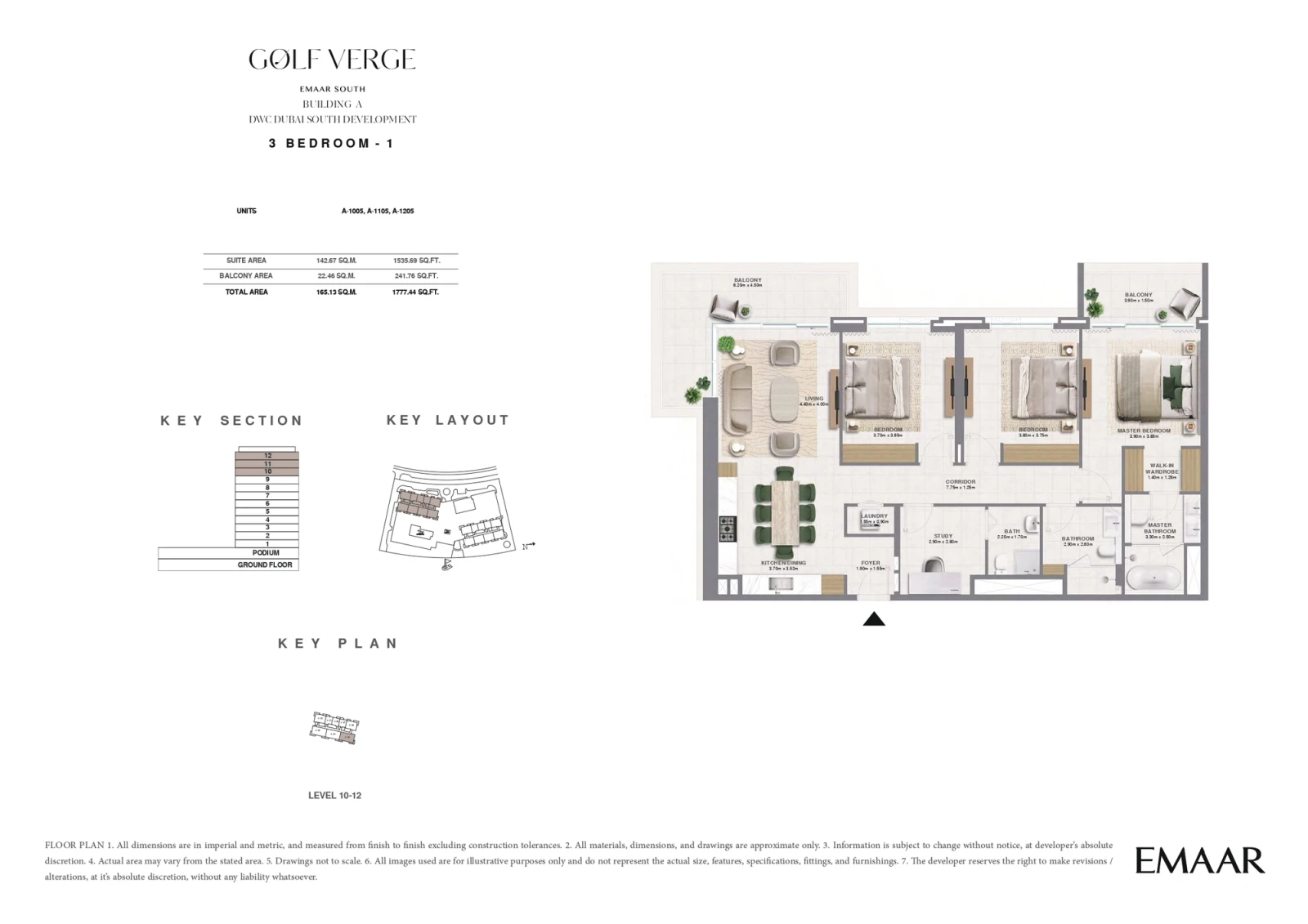 Floor plan for Type 1