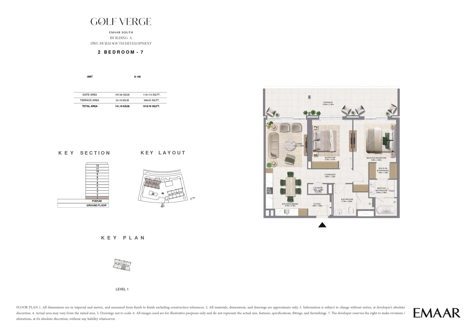 Floor plan for Type 7