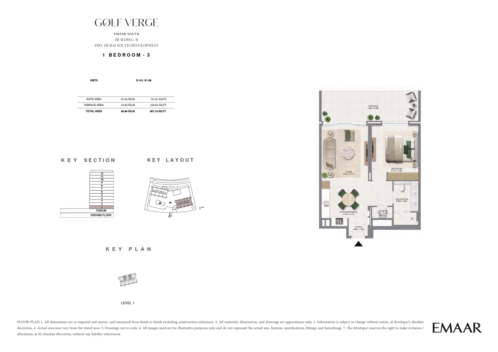Floor plan for Type 3
