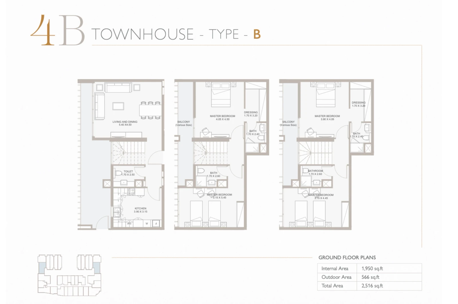 Floor plan for Type B