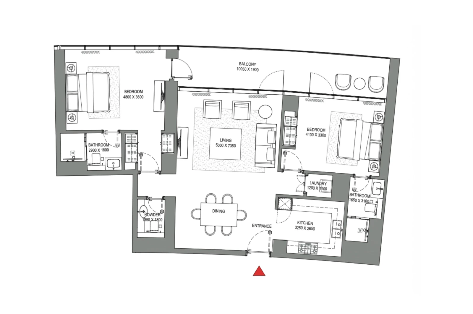 Floor plan for Type A