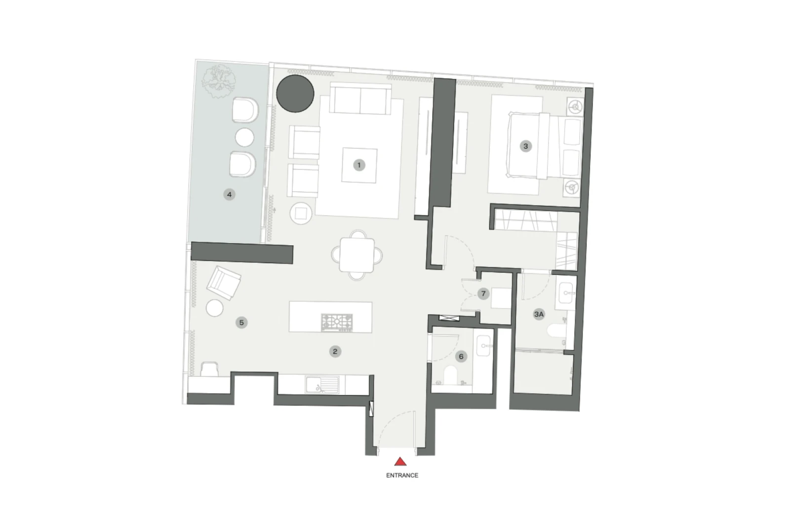Floor plan for Type B