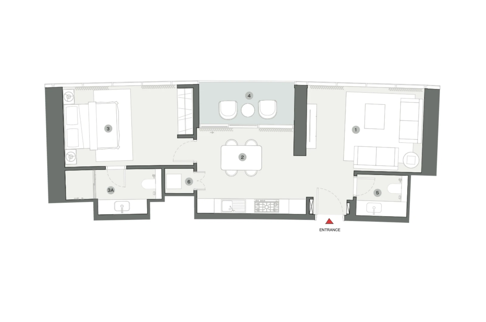 Floor plan for Type A