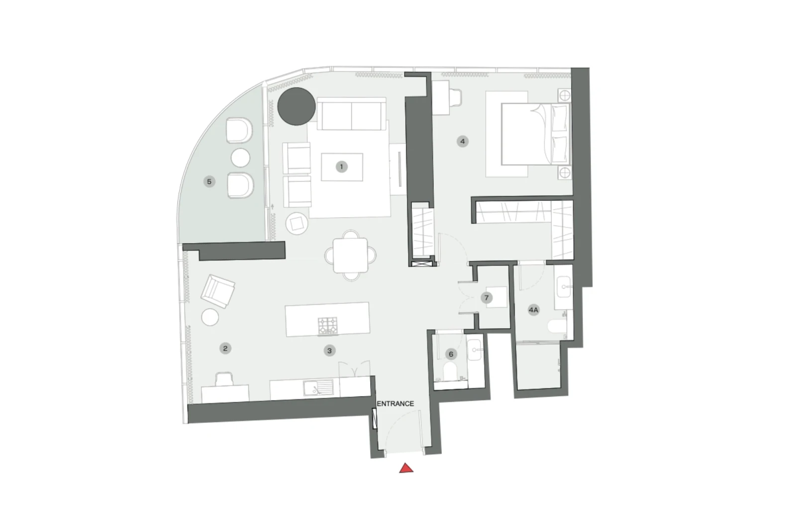 Floor plan for Type G