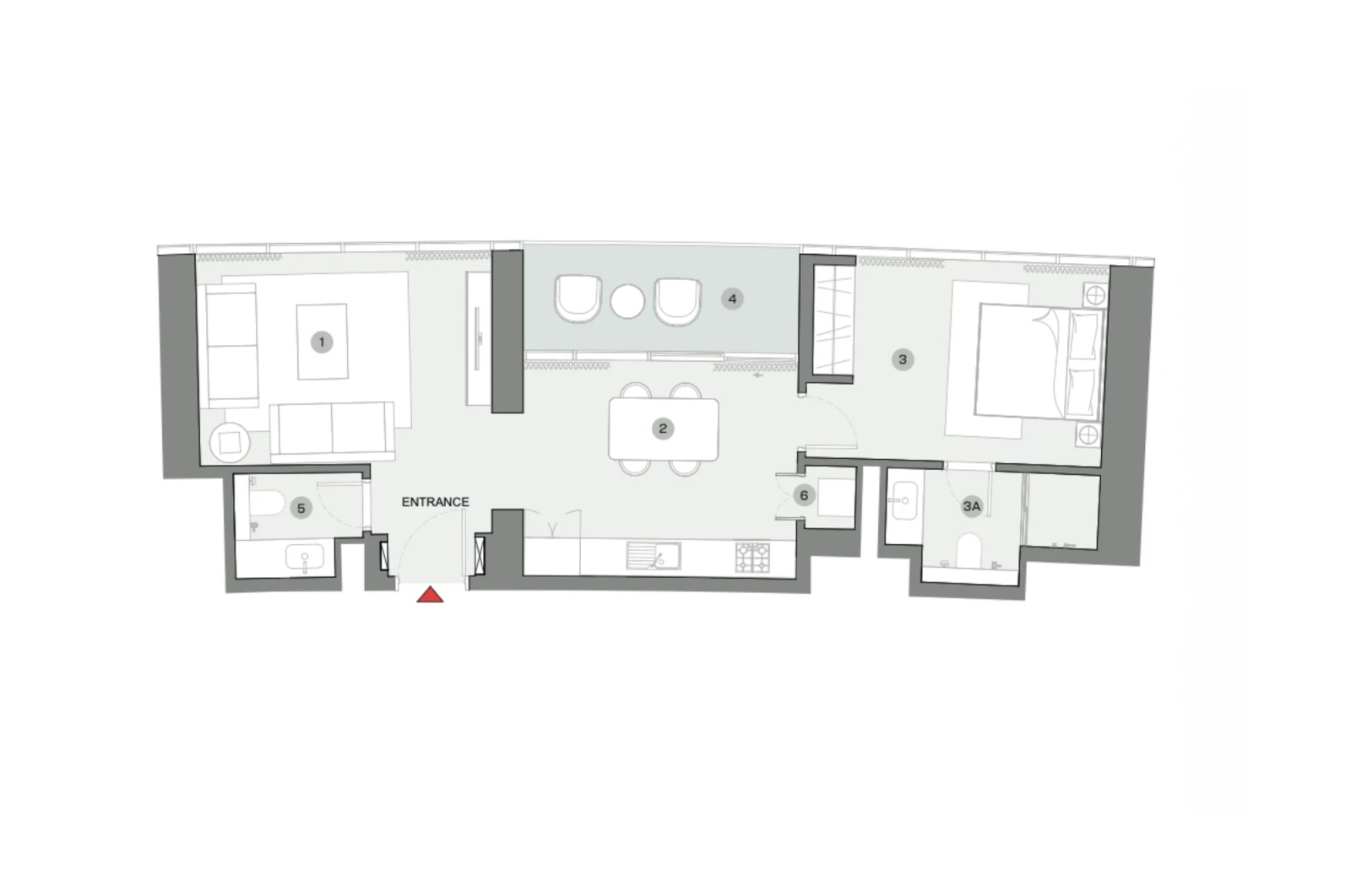 Floor plan for Type E
