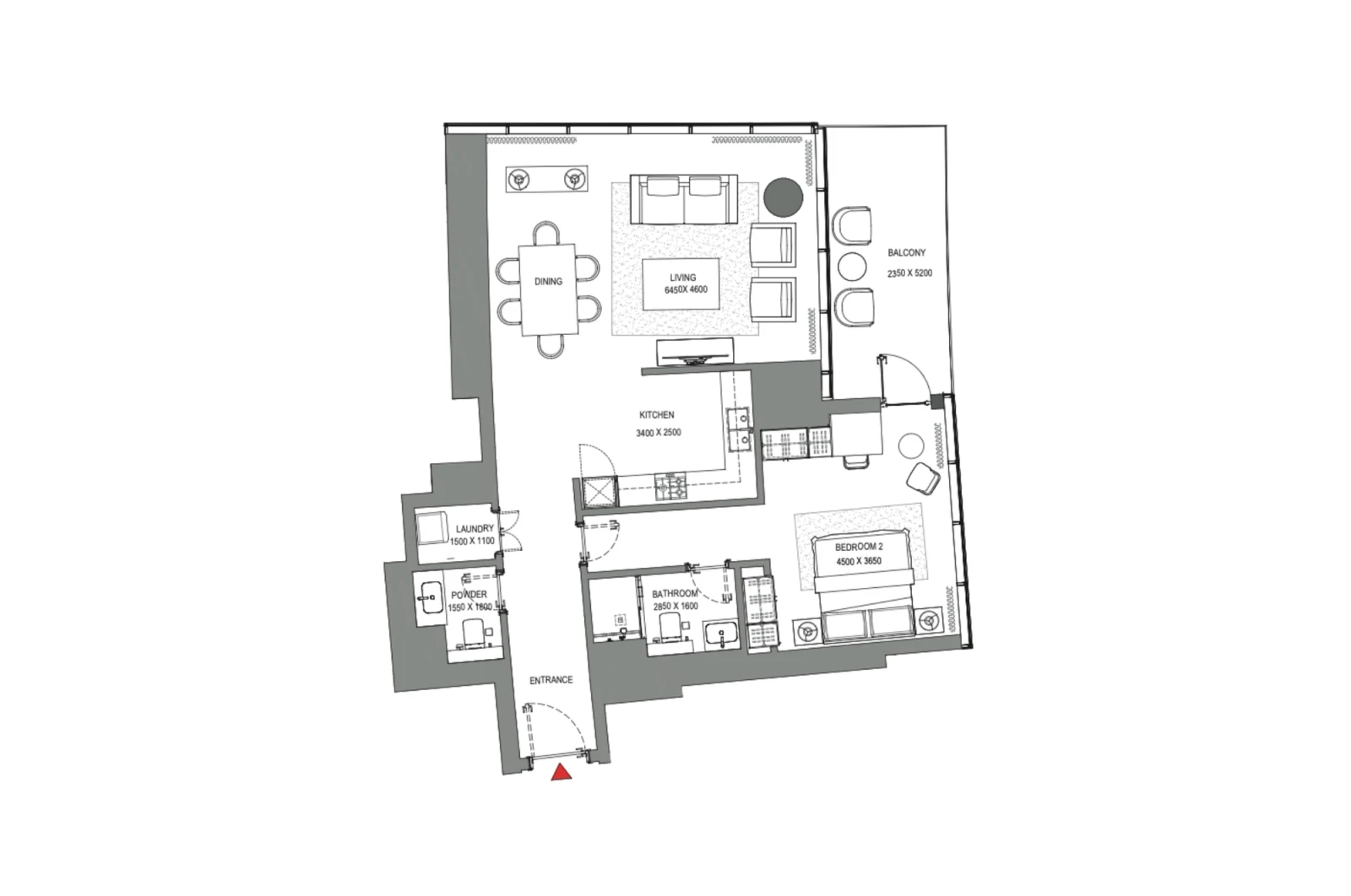 Floor plan for Type C