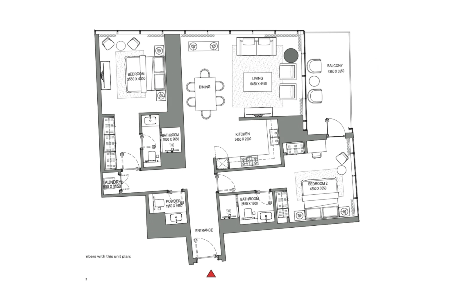 Floor plan for Type C