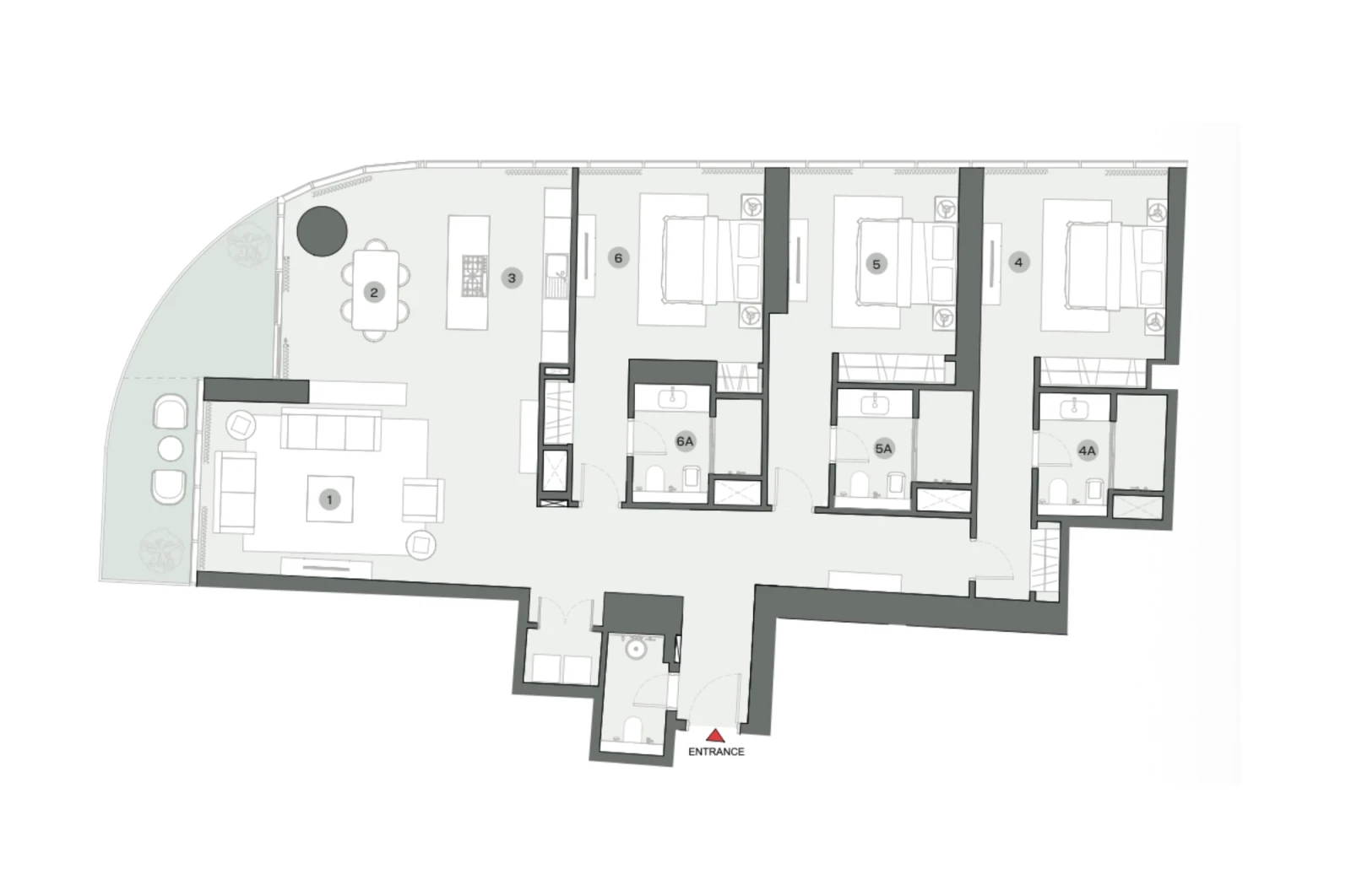 Floor plan for Type B