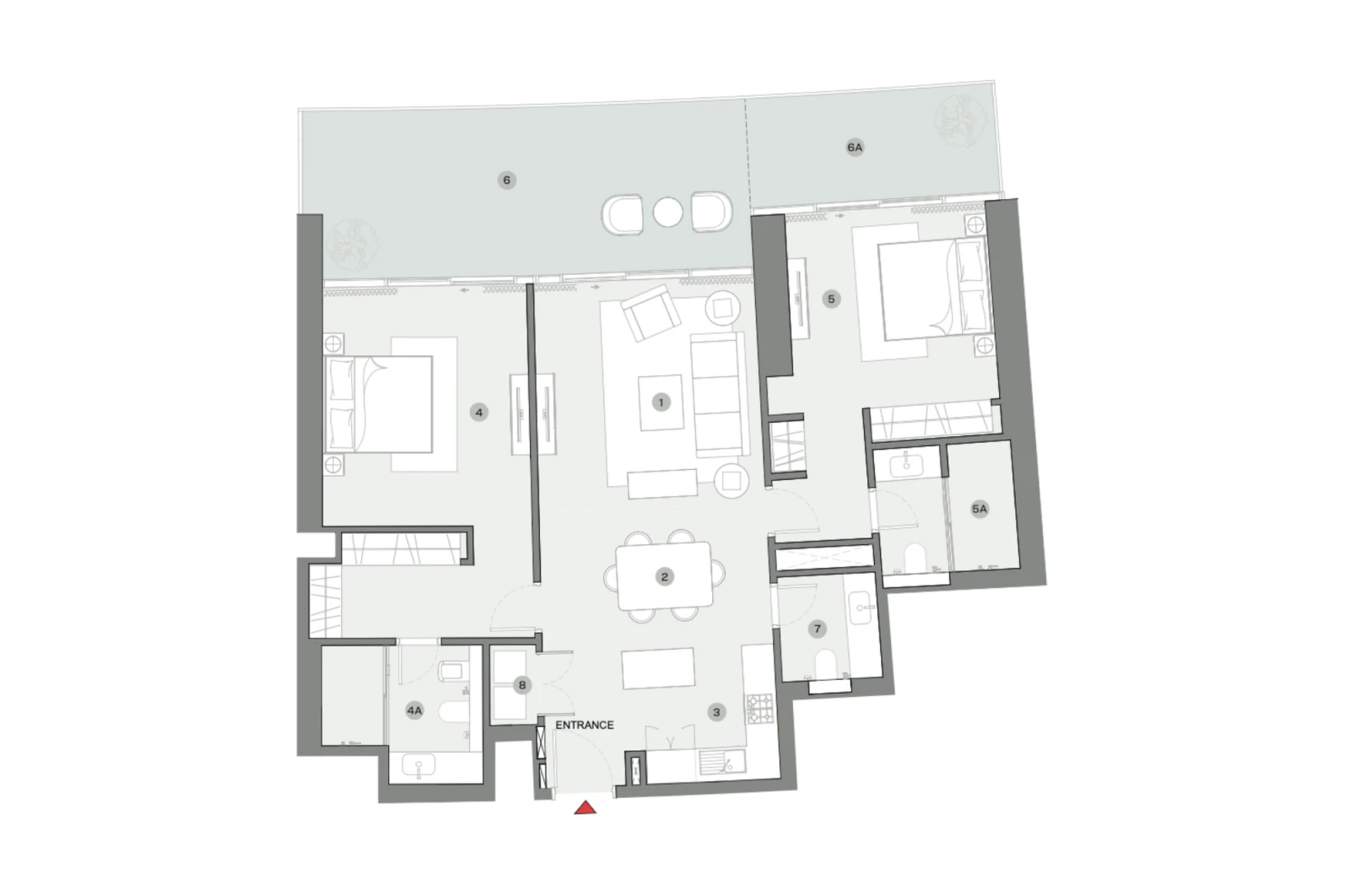 Floor plan for Type G