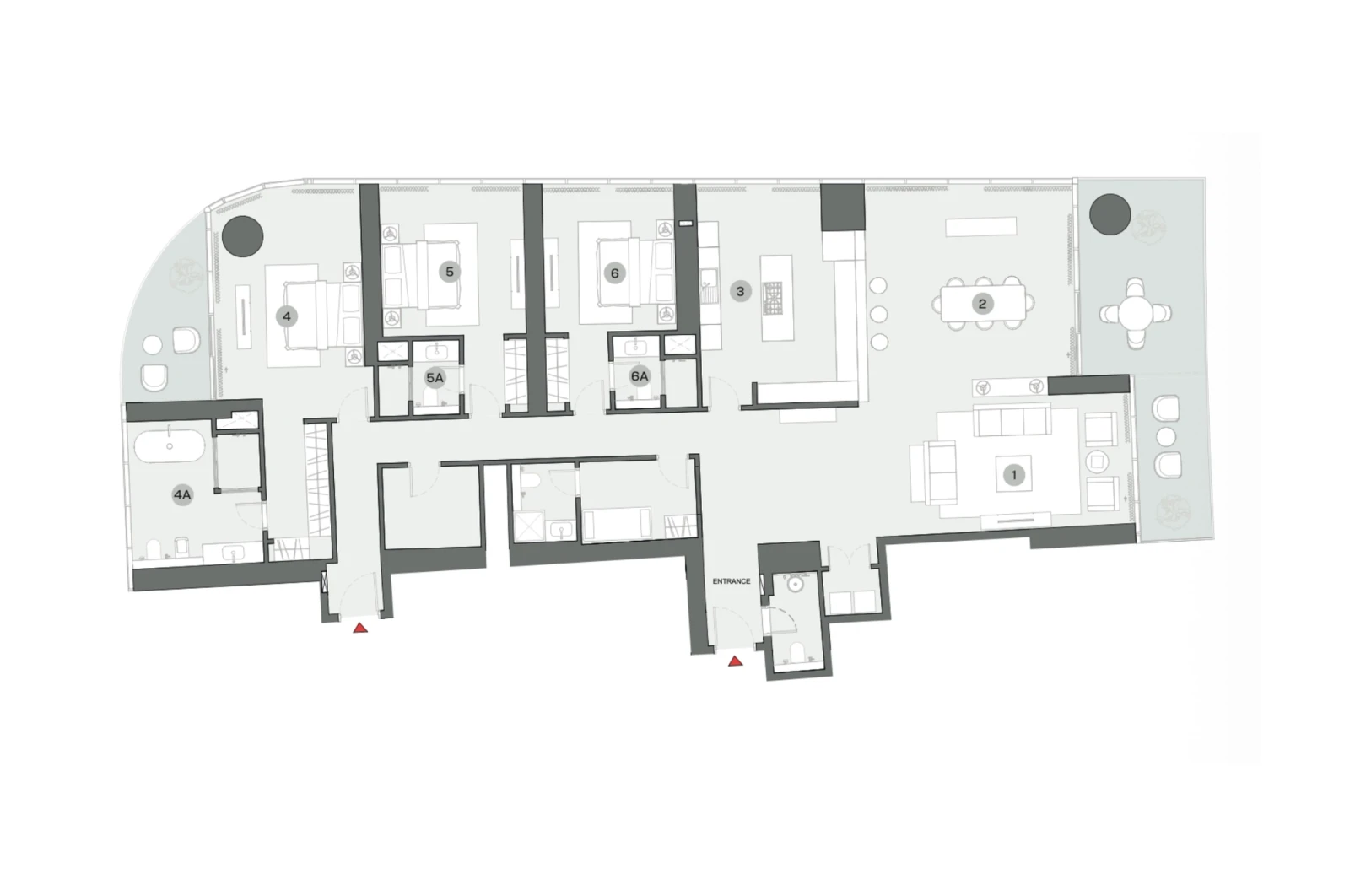 Floor plan for Type A