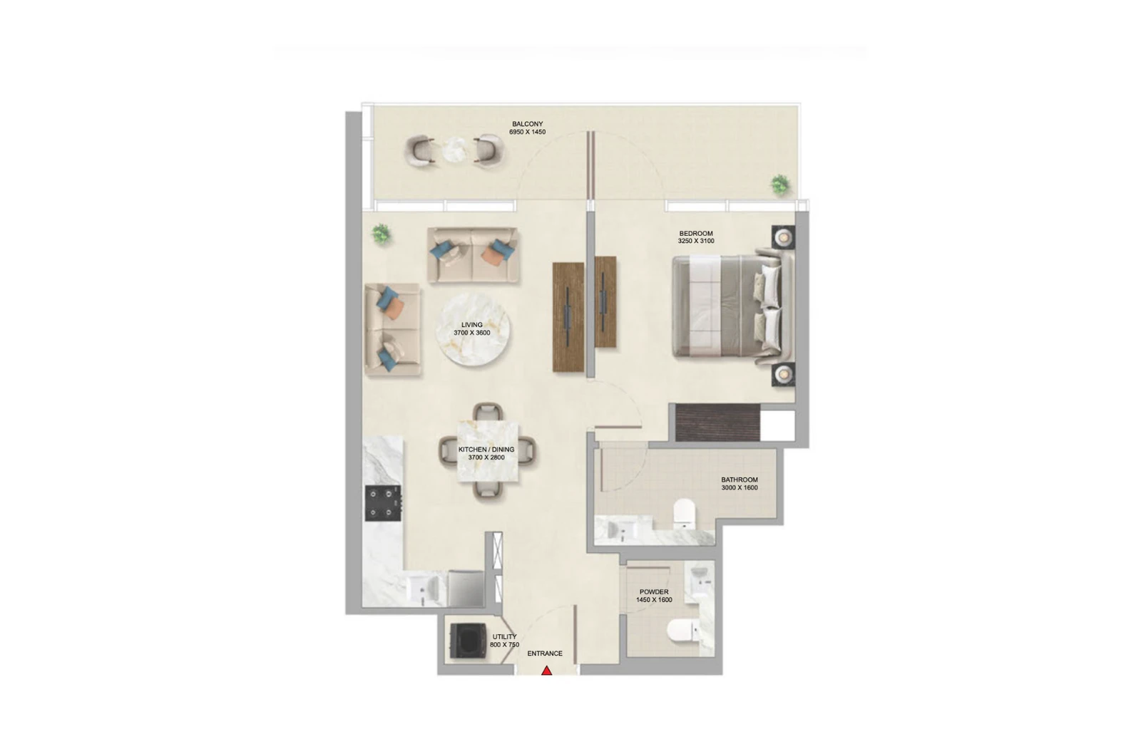 Floor plan for Type C