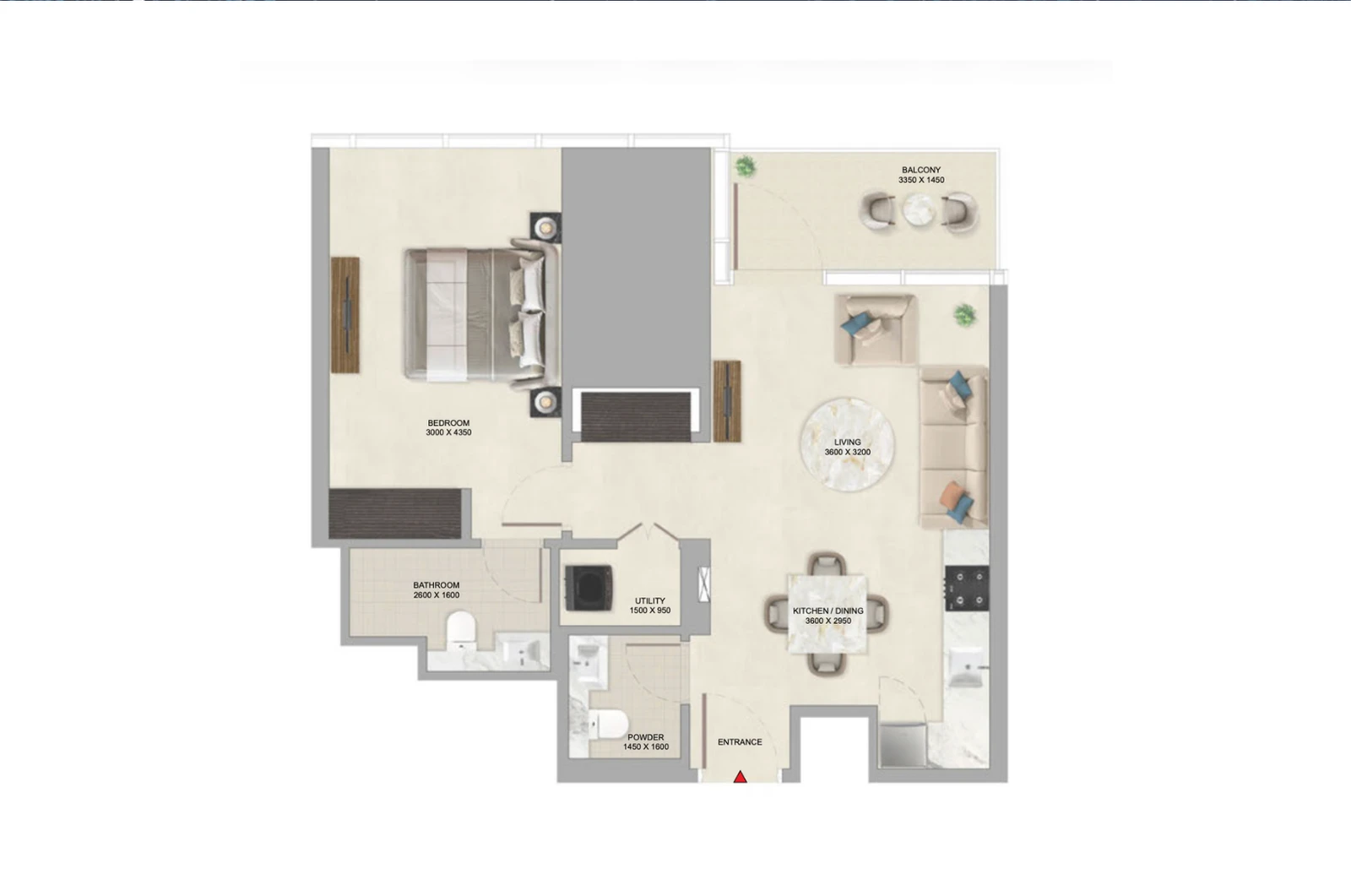 Floor plan for Type A