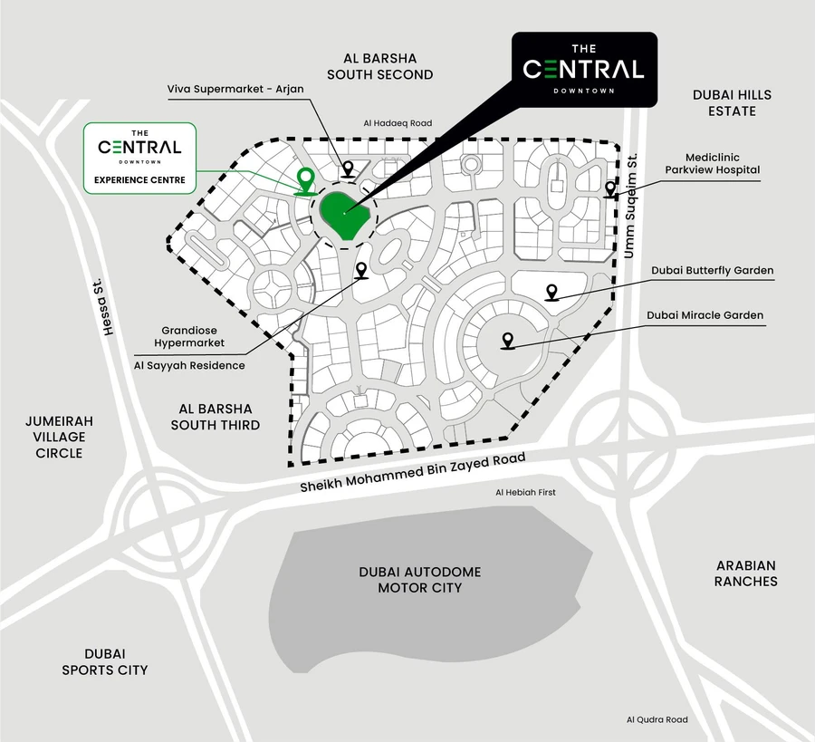 The Central Downtown master plan