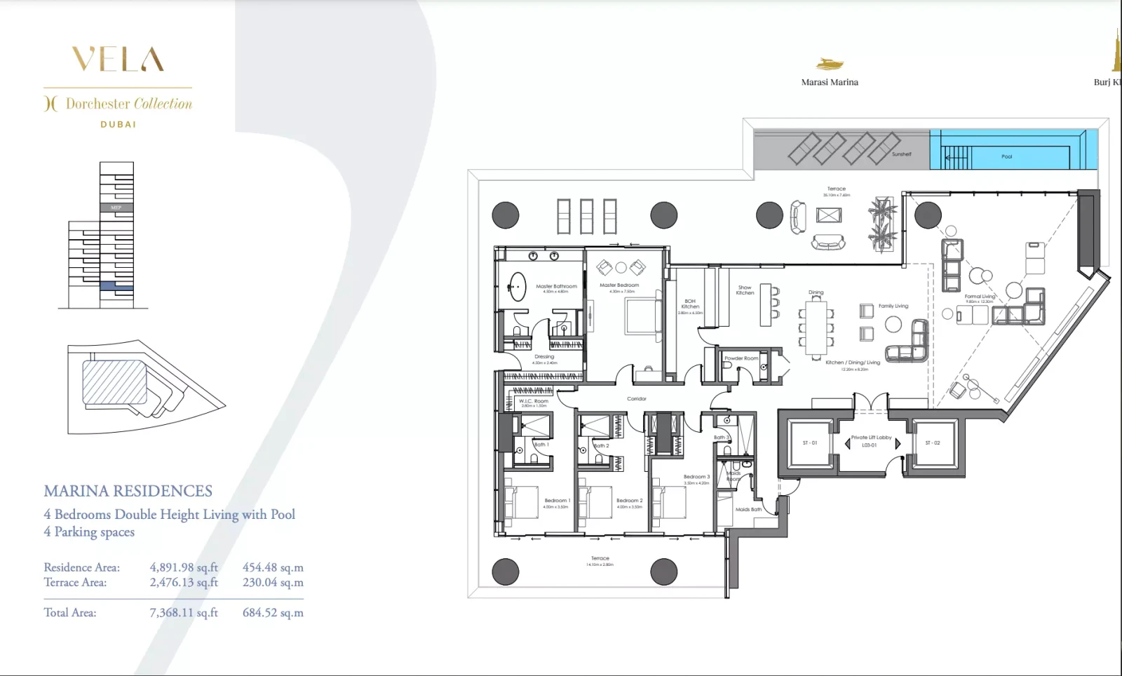 Floor plan for Type B