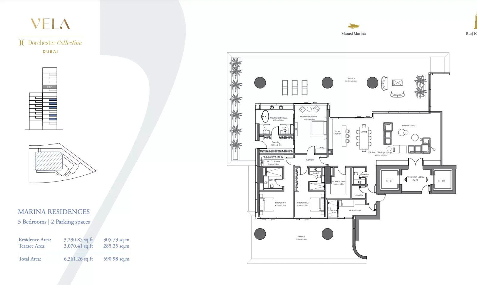 Floor plan for Type B