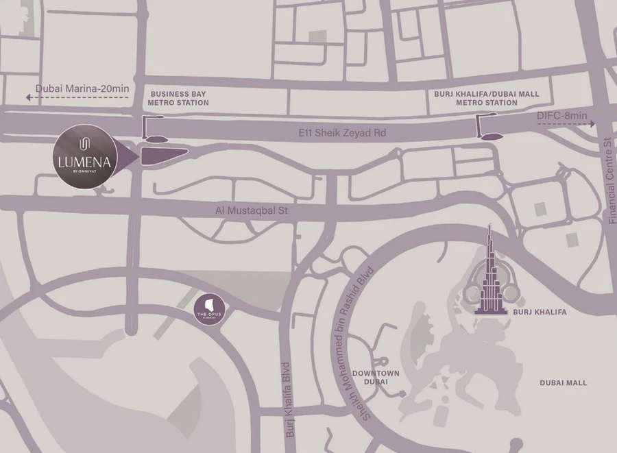 Lumena by Omniyat master plan