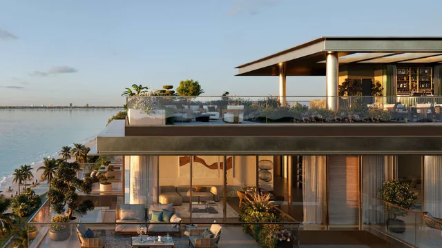 Cheval Residences beachfront residences with a rooftop terrace overlooking the sea, Dubai Islands