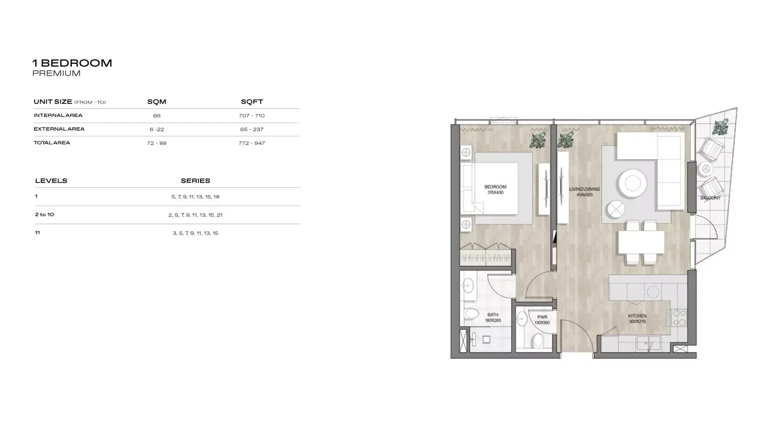 Floor plan for Type 2