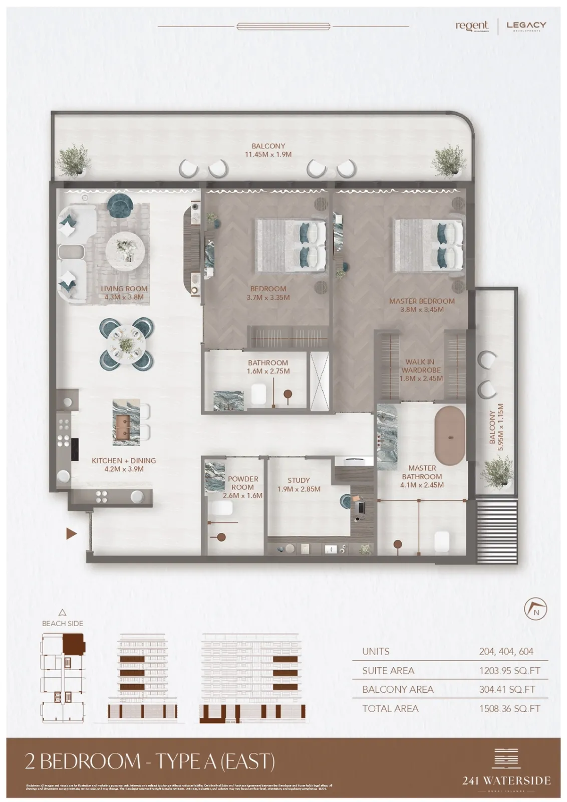 Floor plan for Type A-E