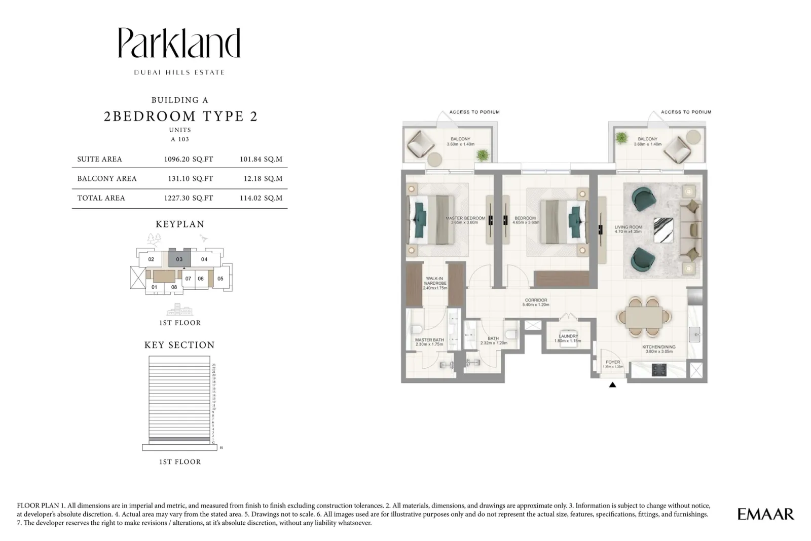 Floor plan for Type 2