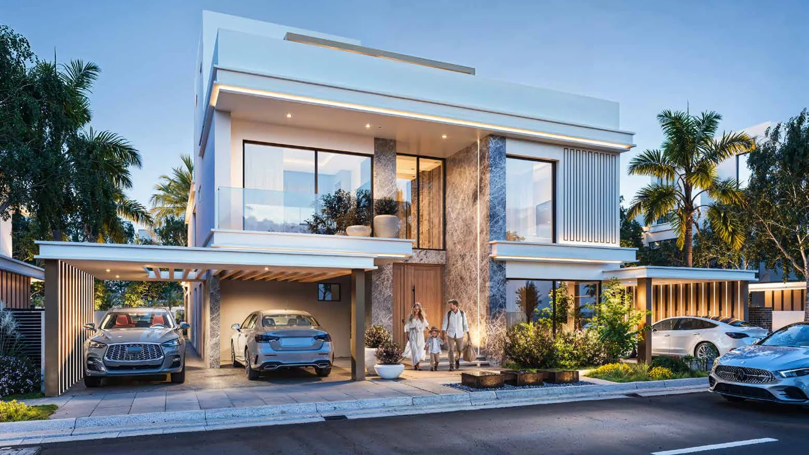 Luxury villa exterior at Barbados 2.