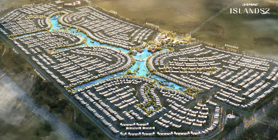 DAMAC Islands 2 master plan identifying Barbados.