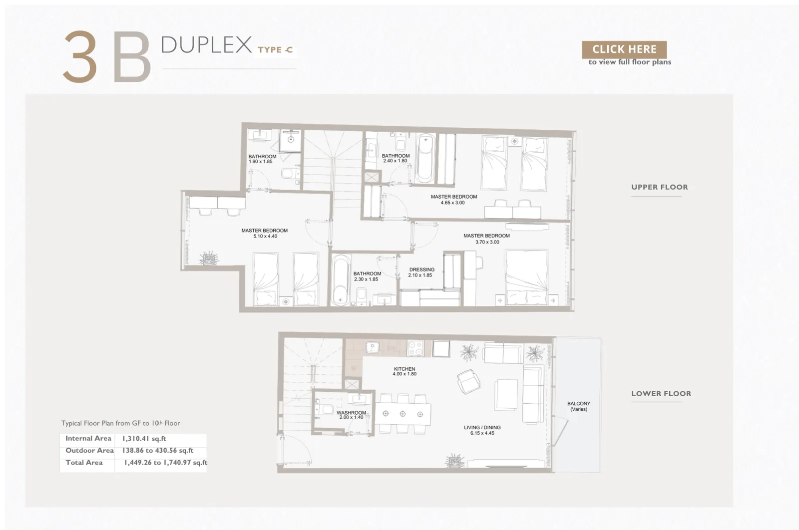 Floor plan for Type C